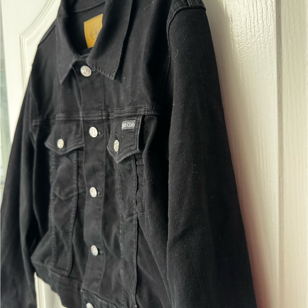 Calvin Klein Black Button-Up Jacket - Picture 9 of 9